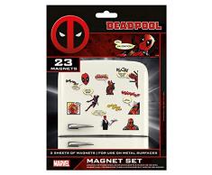 Deadpool MS65084 Set mit 23 Magneten (Comic), Mehrfarbig, 18 x 24 x 0, 3 cm
