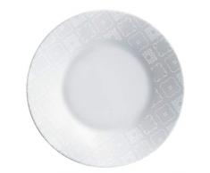Luminarc Calicot L8371 Suppenteller 23 cm, Granit, Grau, 6 Stück