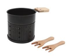 COOKUT- Lumi Choco 2 - Kandiertes Schokoladenfondue - Bereiten Sie in weniger als 5 Minuten EIN köstliches Dessert zu - 1 Gerät für 3 Personen - EIN Schokoladenfondue ohne Strom