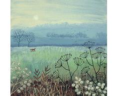 Jo Grundy Leinwanddruck, Polyester, Mehrfarbig, 40 x 40 cm