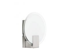 Brilliant Sonian Wandleuchte, 1x E14 maximal 40W, Metall/Glas, eisen/weiß 90323/13