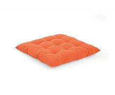Galileo Casa Chair Sitzkissen, Baumwolle, 40 x 40 x 3 cm 40x40x3 cm Arancio