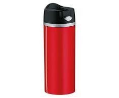 alfi 5817.202.035 Coffee To Go Trinkbecher isoMug Perfect, Edelstahl Rot 0,35 l, zerlegbarer Verschluss, Spülmaschinenfest, 4 Stunden heiß