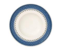 Villeroy & Boch Casale Blu Pastateller, 30 cm, Premium Porzellan, Weiß/Blau