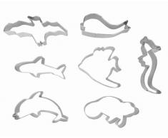 Ibili 723500 Set Ausstechformen, Meerestiere, 7-teilig