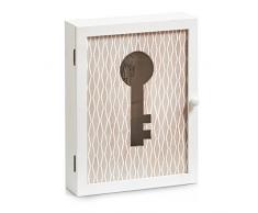 Zeller 15116 Schlüsselkasten Nordic, Holz / MDF, natur, ca. 20 x 5,5 x 26 cm