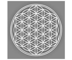 Kiwistar Blume des Lebens - Baum Wandtattoo in 6 GröÃen - Wandaufkleber Wall Sticker