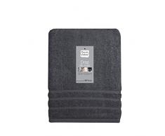 Douceur dIntérieur - 1800494, Badetuch, 90 X 150 cm, Vitamine, Frottee 450 G Unifarben, Grau