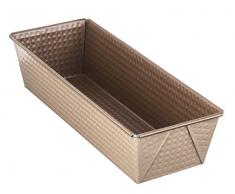 Zenker Königskuchenform 30 cm MOJAVE GOLD, Backform aus Stahlblech, Kastenform mit keramisch verstärkter Antihaftbeschichtung (Farbe: Mahagoni/Gold), Menge: 1 Stück