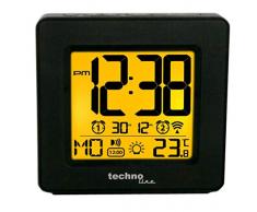 Technoline Sprechender Funkwecker WT 330 mit Ansage von Uhrzeit und Temperatur sowie Innentemperaturanzeige