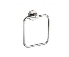 WENKO 20211100 Handtuchring Bosio, Edelstahl rostfrei, 16 x 18 x 5 cm, GlÃ¤nzend