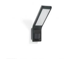 Steinel LED-Strahler XLED slim anthrazit, 10.5 W, 660 lm, LED Wandleuchte, 160° Bewegungsmelder, 8 m Reichweite