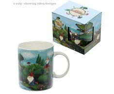 Puckator Gnomes Tasse aus feinem Porzellan