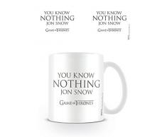 empireposter Game of Thrones - You Know Nothing Jon Snow - Keramik Tasse - Größe Ø8,5 H9,5cm