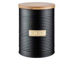 Typhoon Vorratsdose, Stahl, Schwarz, 11 x 11 x 15.5 cm