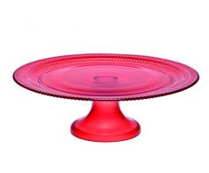 Bitossi Home Etagere Glas H.10 Ø 31 rot