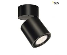 SLV LED Strahler SUPROS 2100lm dreh- und schwenkbar | Decken-Leuchte individuelle Innen-Beleuchtung | Decken-Spot, Deckenstrahler, Decken-Lampe, LED-Spot | LED Inside, 3000K, EEK A-A++, Schwarz