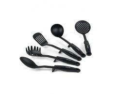 SALTER BW06547AS Küchenwerkzeug-Set integrierter Werkzeugauflage, 5-teilig, Plastic, Geschirrset aus Nylon