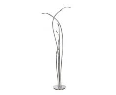 WOFI A LED Stehleuchte Metall 5.2 W Integriert 610 x 1500 x 565 cm, Chrom 3326.05.01.5000