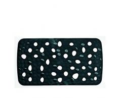Kela 22163 Badewanneneinlage Nevada PVC, 63 x 36 cm, schwarz