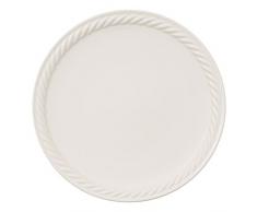 Villeroy & Boch Montauk Speiseteller, 27 cm, Premium Porzellan, Weiß