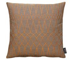 APELT Teatro 45x45 70 Kissen, Polyester, taupe/kupfer