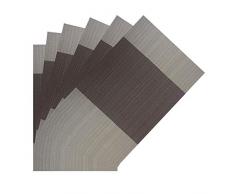 Bright Dream Platzdeckchen waschbar, leicht zu reinigen, PVC Tischset für Küche und Tisch, hitzebeständig, Gewebtes Vinyl hautfarben