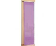 Gardinenbox Preisgünstiger Flächenvorhang Schiebegardine, Transparent, Unifarben, mit Zubehör, 245x60, Flieder, 85589