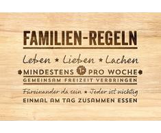 Grafik-Werkstatt Frühstücksbrettchen, Holz, beige, 24 x 26 x 8 cm