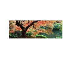 WTD 40982 Leinwandbild No.36 Japanischer Garten 120 x 40 cm