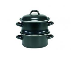 Karl Krüger Kartoffeldämpfer emailliert Topf