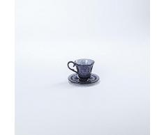 Baci Acryl Espressotasse & Untertasse, Smoke, 11 x 11 x 7 cm