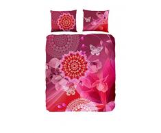 Unbekannt HIP Myrna Hip Bettbezug, Rot, Doppelbett, Baumwolle, rot, Einzelbett