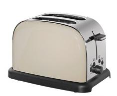 Cilio Toaster, Edelstahl, beige, 32 x 23 x 21 cm