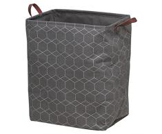 Sealskin Geometric Wäschekorb grau