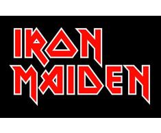 Unbekannt Iron Maiden Frühstücksbrettchen, Kunststoff, schwarz, 23.05 x 14.05 x 0.2 cm