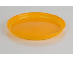Kimmel Kindergedeck Teller bruchsicher stapelbar Mehrweg, Kunststoff, Orange