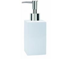 Spirella Seifenspender Quadro Porzellan Flüssigseifen-Spender 300ml Weiß
