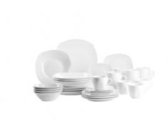 Mäser, Serie Cosmo, Kombiservice 28-teilig, Porzellan Geschirrset für 4 Personen
