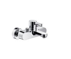 hansgrohe Metris S Aufputz (Einhebel Wannenarmatur, für 2 Funktionen) Chrom