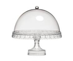 Premier Housewares Tortenständer, Glocke, 27 x 26 x 26 cm, transparent