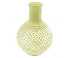 Clayre & Eef 6GL2351GR Vase Glas Ø 13 * 18 cm