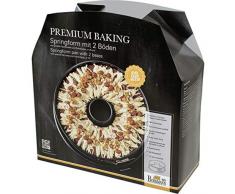 RBV Birkmann 882034 Premium Baking Springform mit zwei Böden 26er