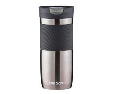 Contigo Thermobecher Byron Snapseal, Edelstahl Isolierbecher, Kaffebecher to go, auslaufsicher, spülmaschinenfester Deckel BPA-frei, 470 ml