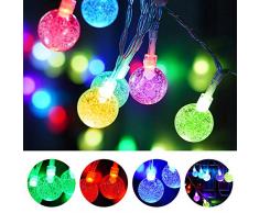 LED Lichterketten, OYE HOYE 16 Farben USB Lichterkette Außen 16ft 50 LED Weihnachten Lichterkette IP65 Wasserdicht Deko Lichterketten mit Fernbedienung Perfekt für Partei Hochzeit Weihnachten Garten