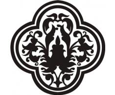 INDIGOS 4250380556161 Wandtattoo w235 Orient Kreis 80 x 80 cm, schwarz