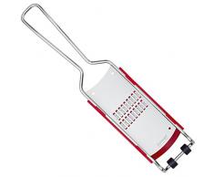 triangle 50 153 13 03 Reibe Julienne mit Fänger, professionelle Qualität, Gemüsereibe für Streifen und Stifte. Auffangbehälter, Klingenschutz
