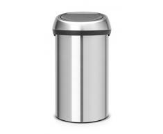 Brabantia Mülleimer Abfalleimer, Edelstahl, matt steel