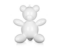 World Art TW60036 Harz-Skulptur Ballon Bär Moderne Harz Skulptur Statue, Harz, 40x35x25 Cm