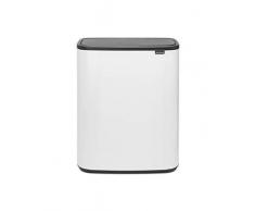 Brabantia Mülleimer, Weiß, 60 Liter